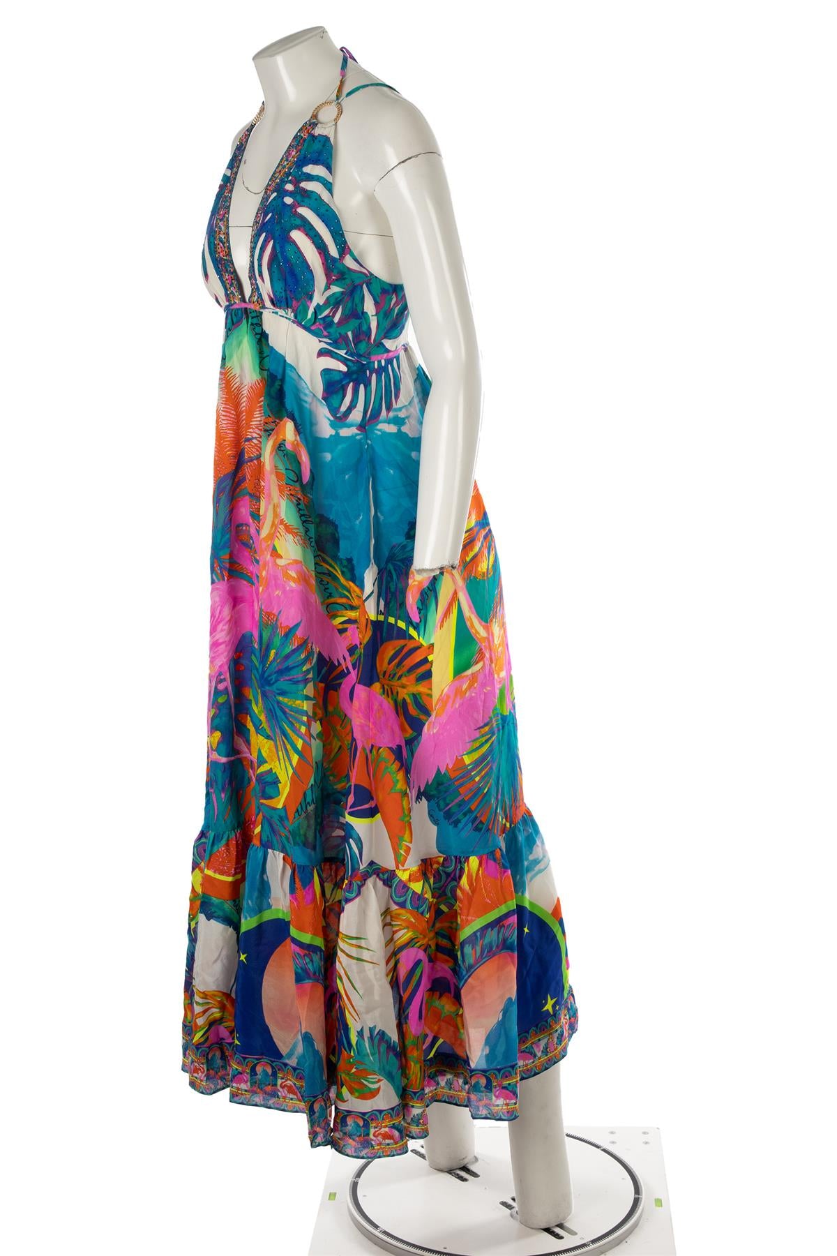 CAMILLA MULTI SILK MAXI DRESS MEDIUM