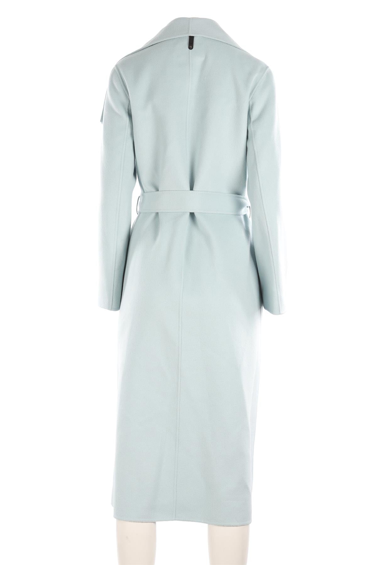 MACKAGE BLUE WOOL COAT MEDIUM