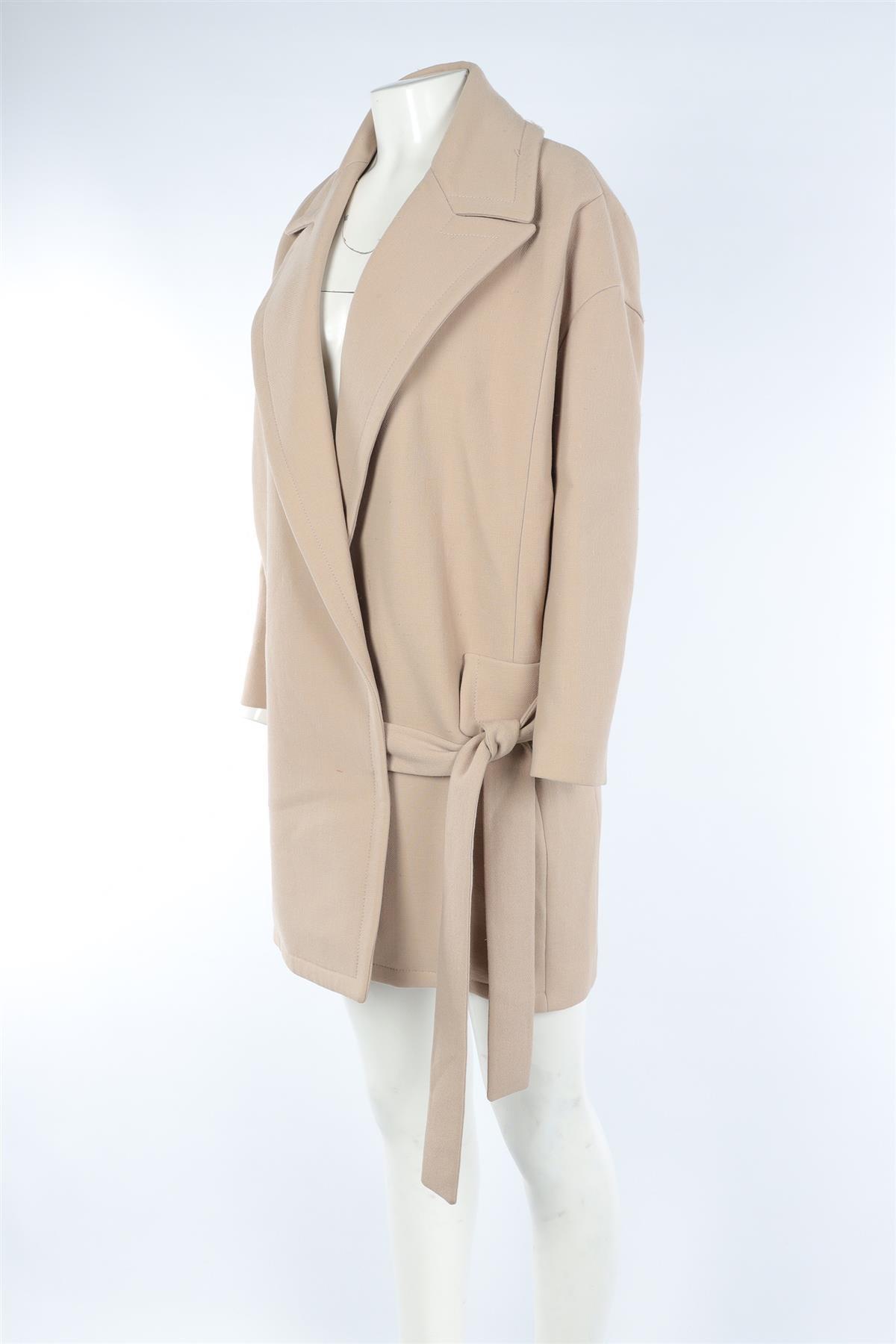 MIU MIU BEIGE WOOL COAT IT 40