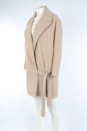 MIU MIU BEIGE WOOL COAT IT 40