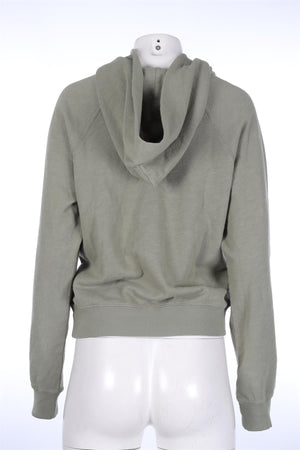 ETERNE GREEN COTTON HOODIE LARGE