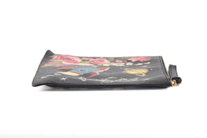 DOLCE & GABANNA BLACK LEATHER CLUTCH