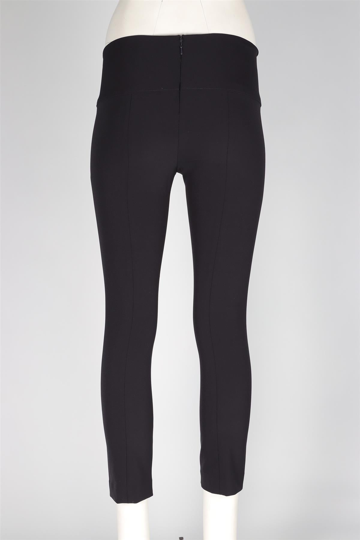 VERONICA BEARD NAVY CREPE SKINNY PANTS US 6 UK 10