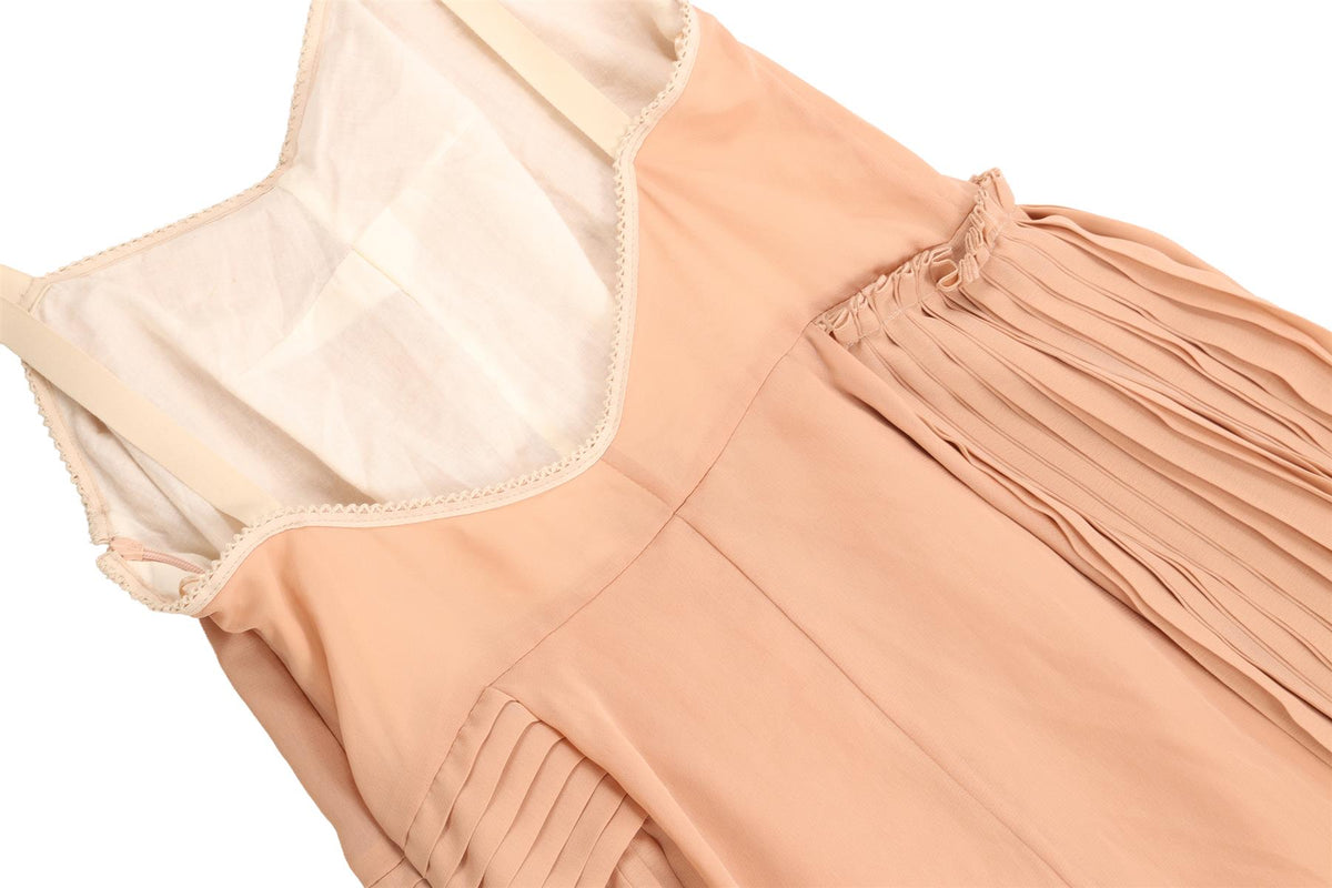 SEE BY CHLOÉ PINK CREPE MINI DRESS FR 34 UK 6