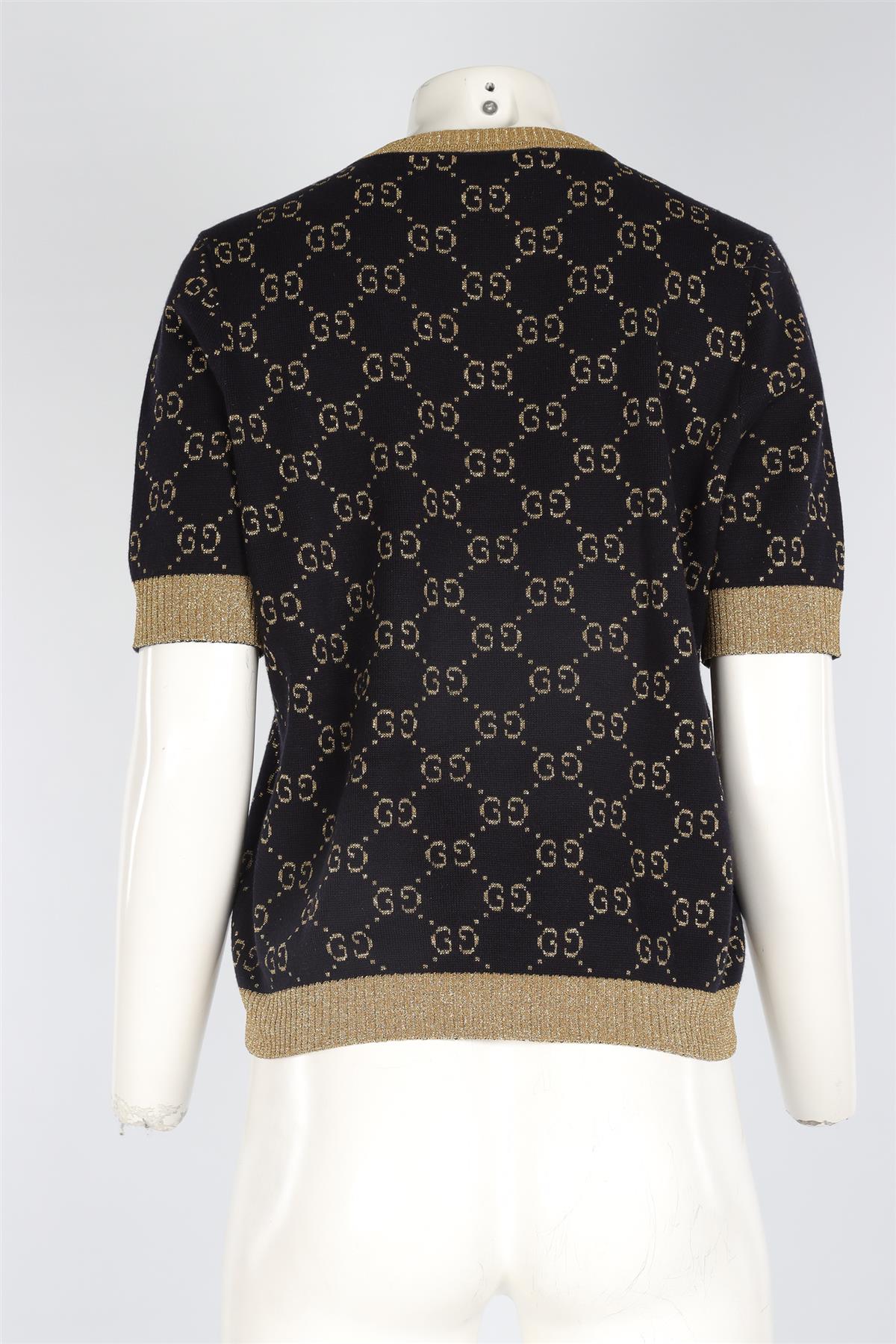 GUCCI NAVY GG COTTON TOP LARGE