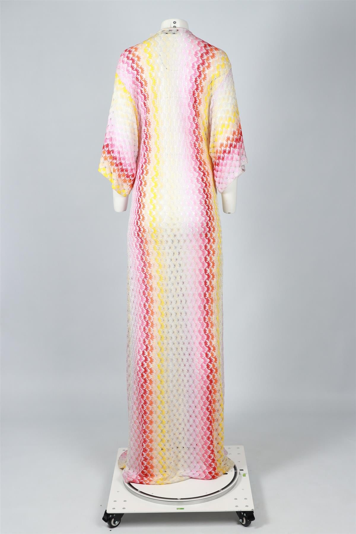 MISSONI MULTICOLUR CROCHET MAXI DRESS