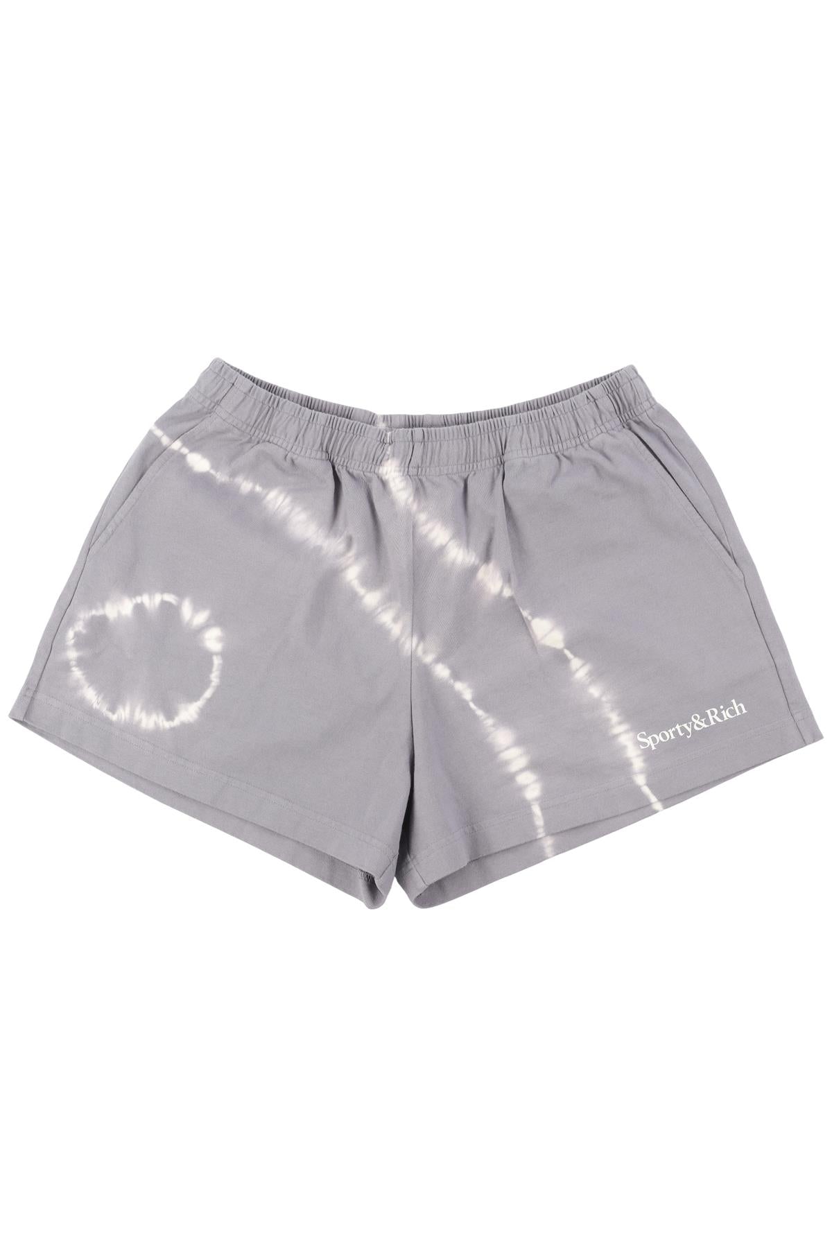 SPORTY & RICH PURPLE COTTON SHORTS LARGE