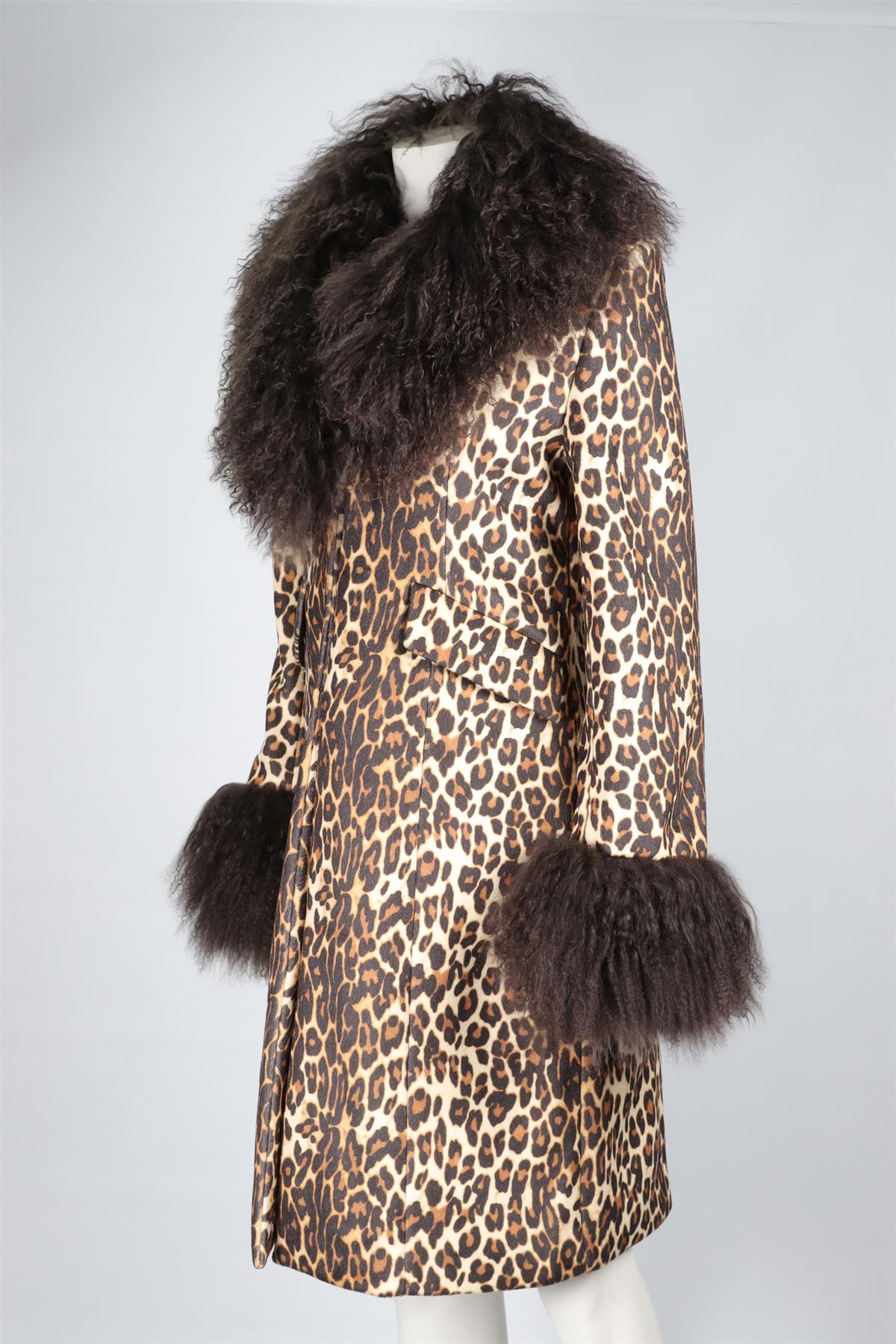 CHARLOTTE SIMONE BROWN COAT SMALL
