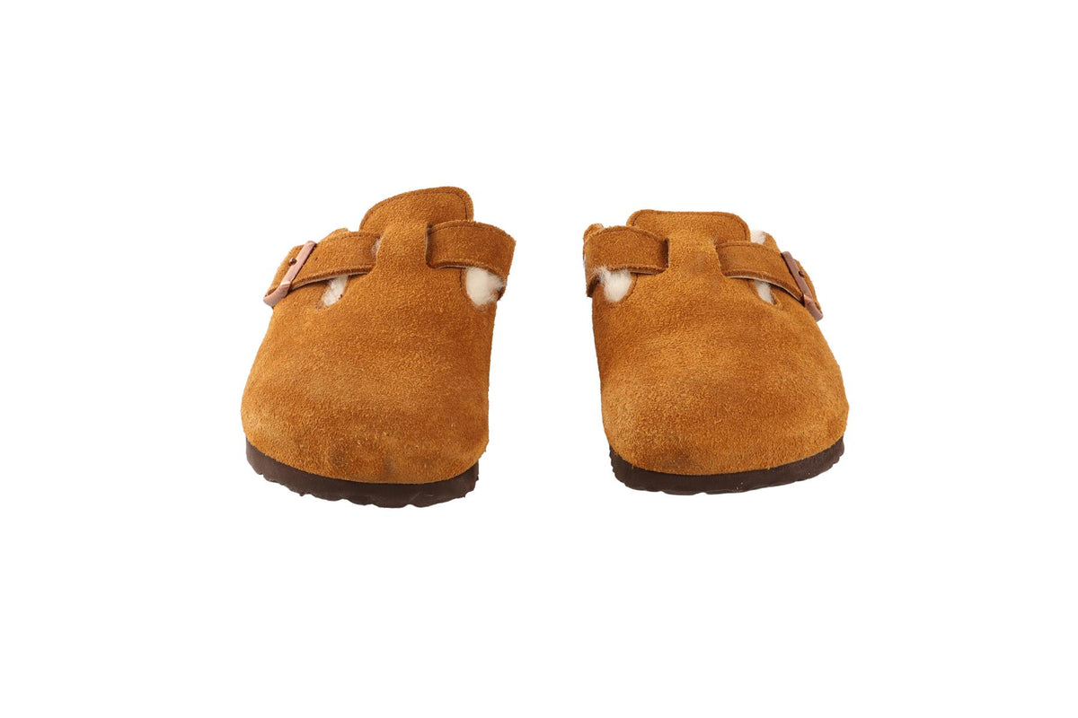 BIRKENSTOCK TAN SUEDE MULES EU 40 UK 7 US 10