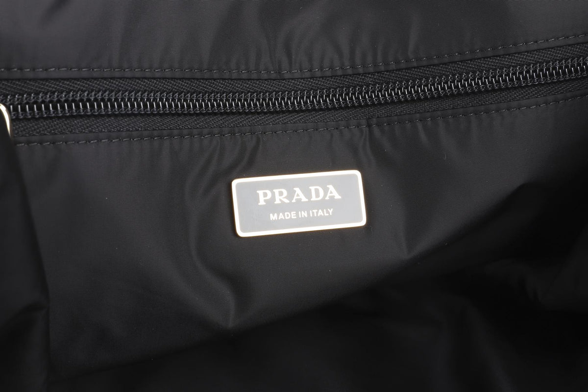 PRADA BLUE SURF NYLON TOTE BAG