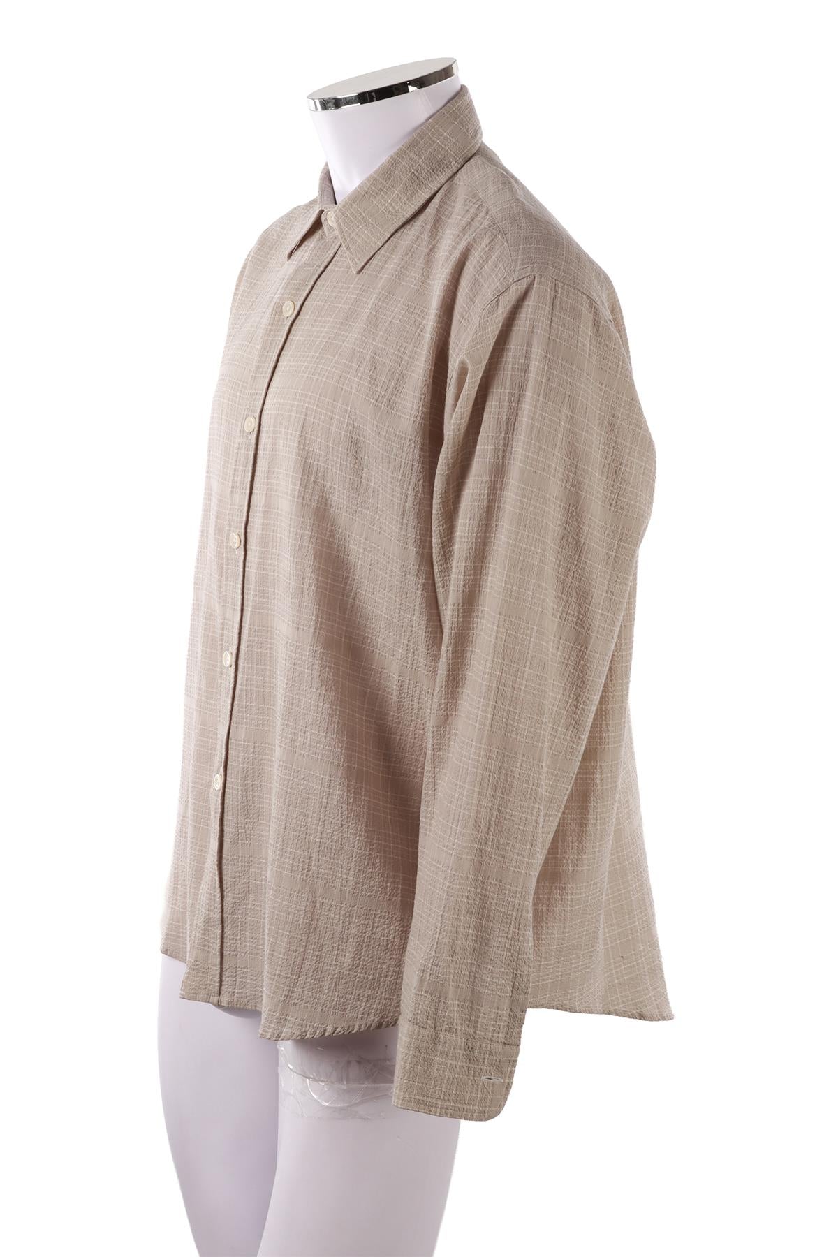 GREY MEN'S COTTON SHIRT