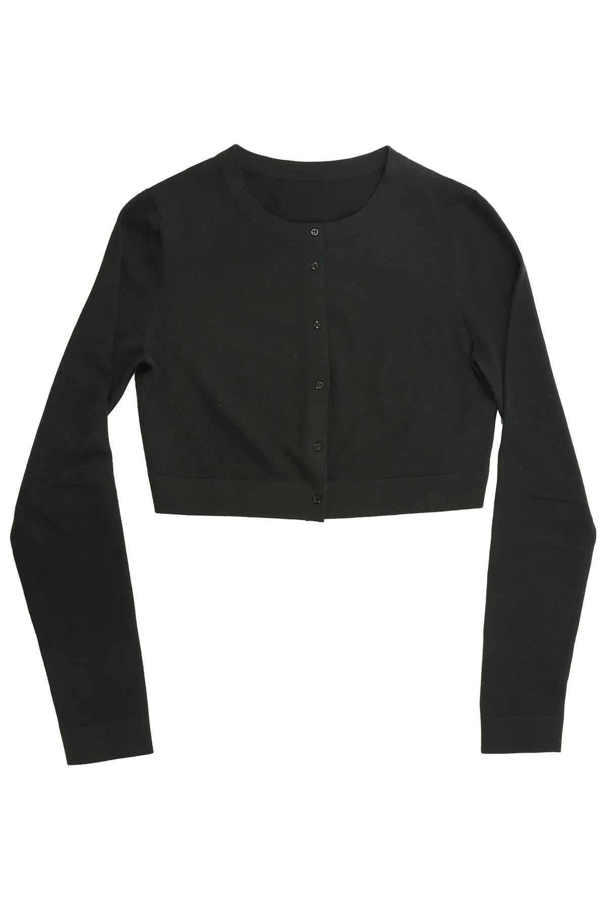 ALAÏA GREEN WOOL CARDIGAN FR 36 UK 8