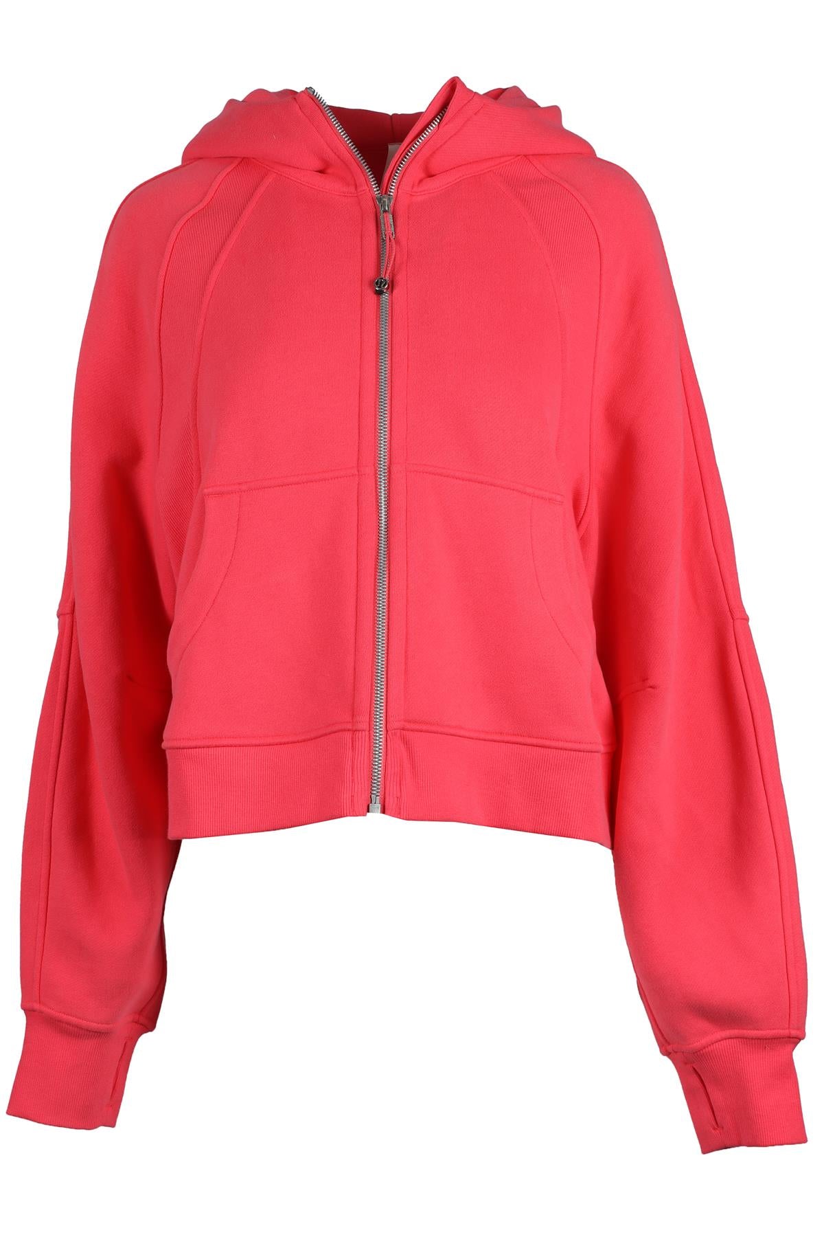 LULULEMON PINK COTTON BLEND HOODIE MEDIUM-LARGE