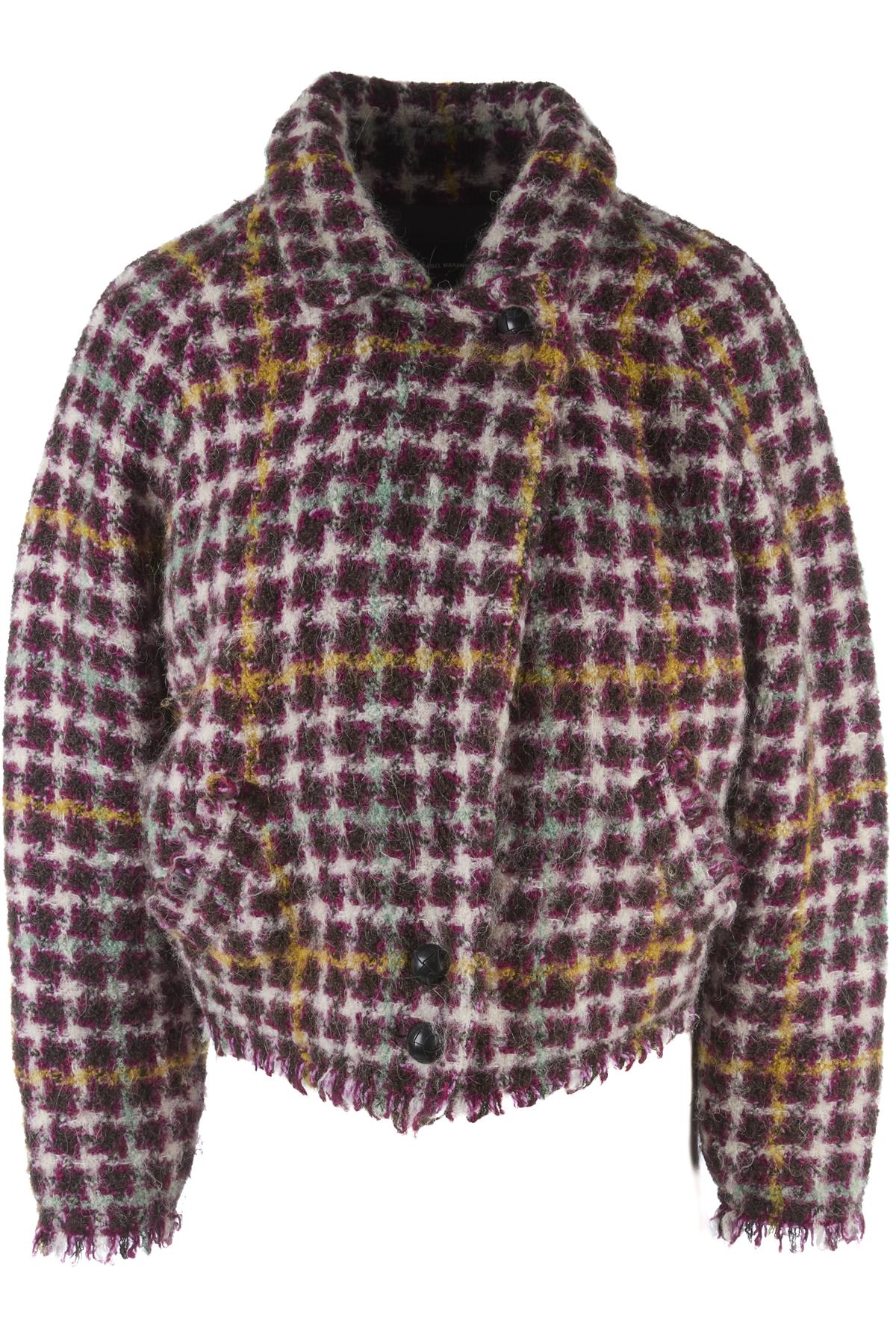 ISABEL MARANT MULTI WOOL JACKET FR 34 UK 6