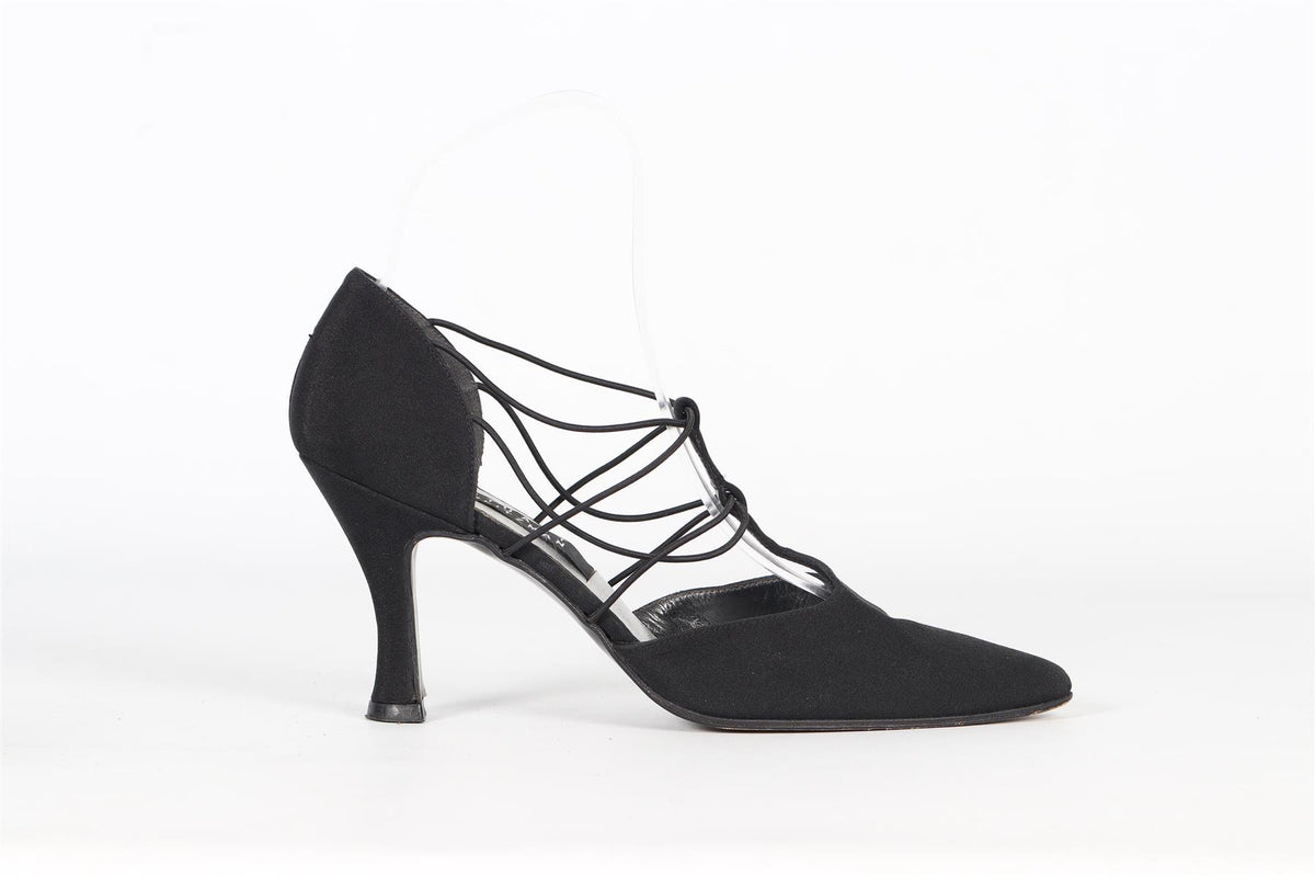 STUART WEITZMAN VINTAGE GROSGRAIN PUMPS EU 37 UK 4 US 7