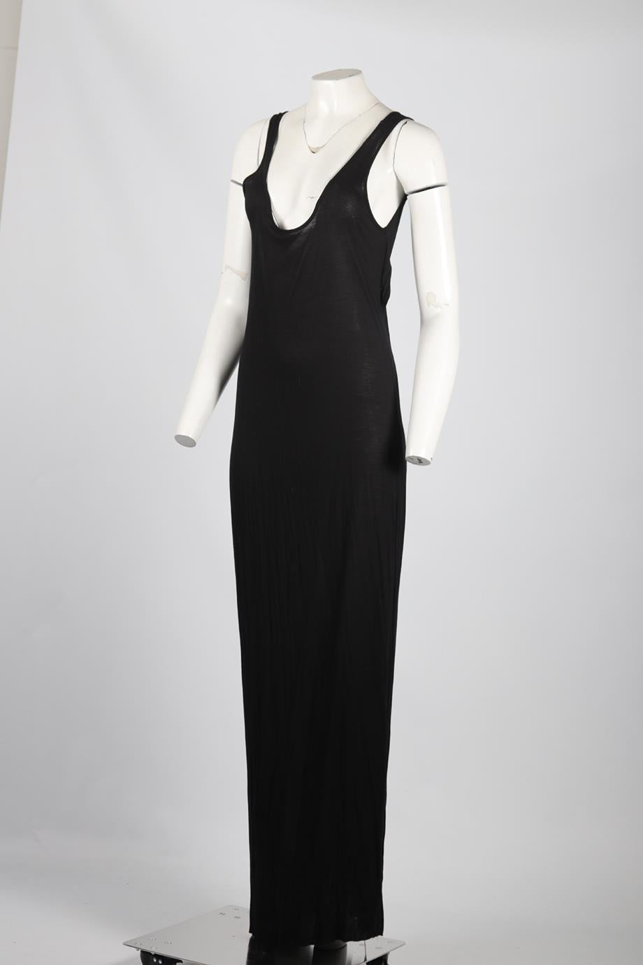 ENZA COSTA SILK BLEND MAXI DRESS XSMALL