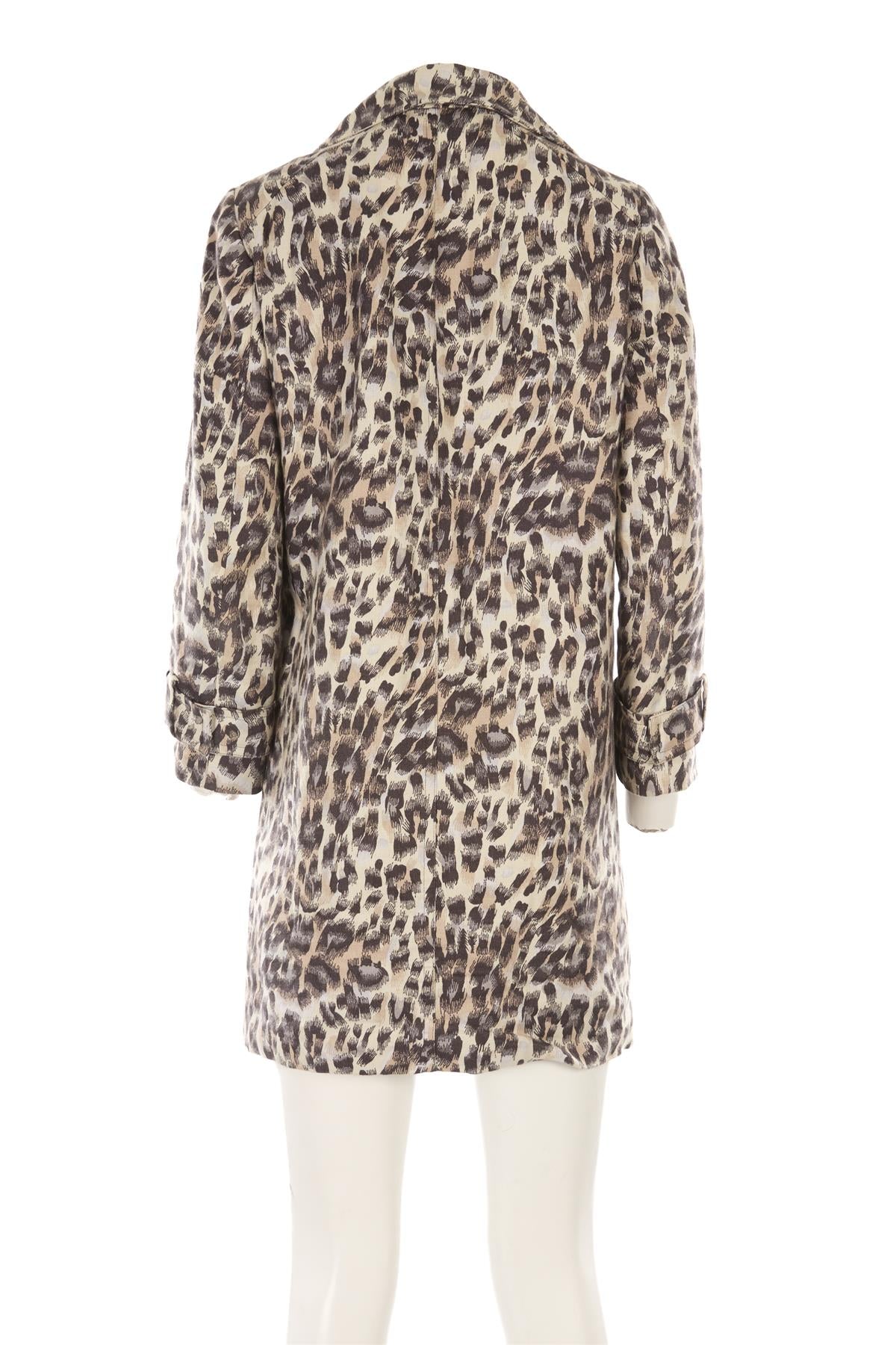 CHLOÉ BEIGE COTTON COAT LARGE