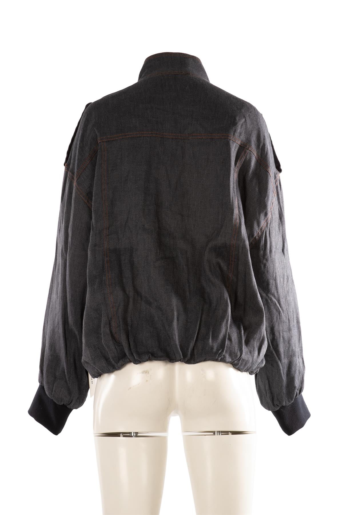STAUD NAVY DENIM JACKET SMALL