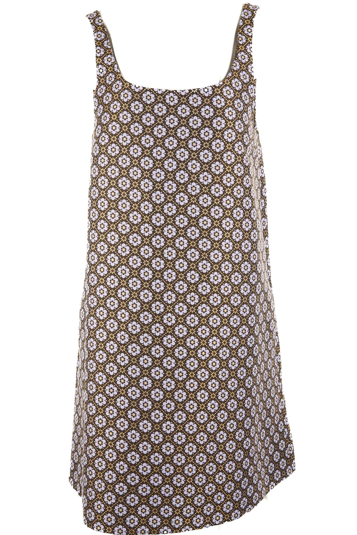 PAUL & JOE BROWN COTTON MINI DRESS FR 38 UK 10