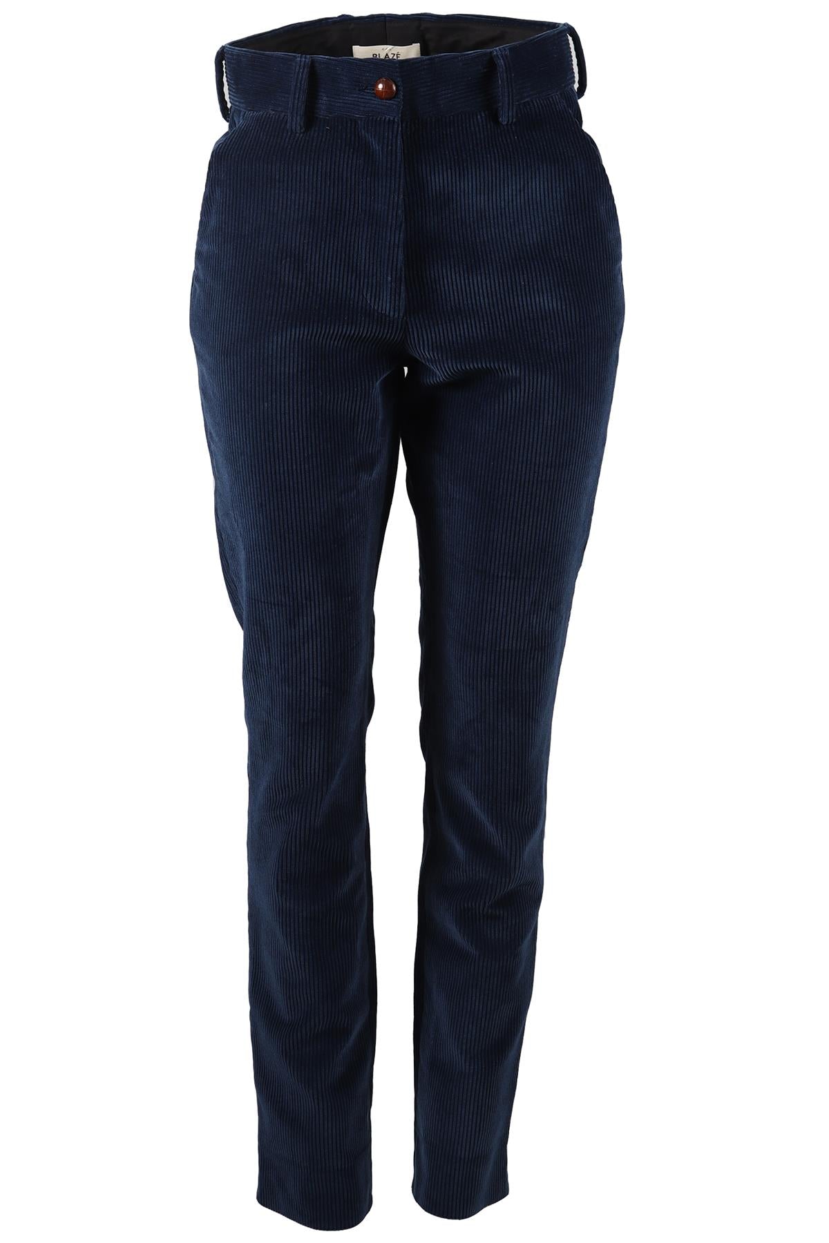 BLAZÉ MILANO CORDUROY STRAIGHT LEG PANTS UK 10