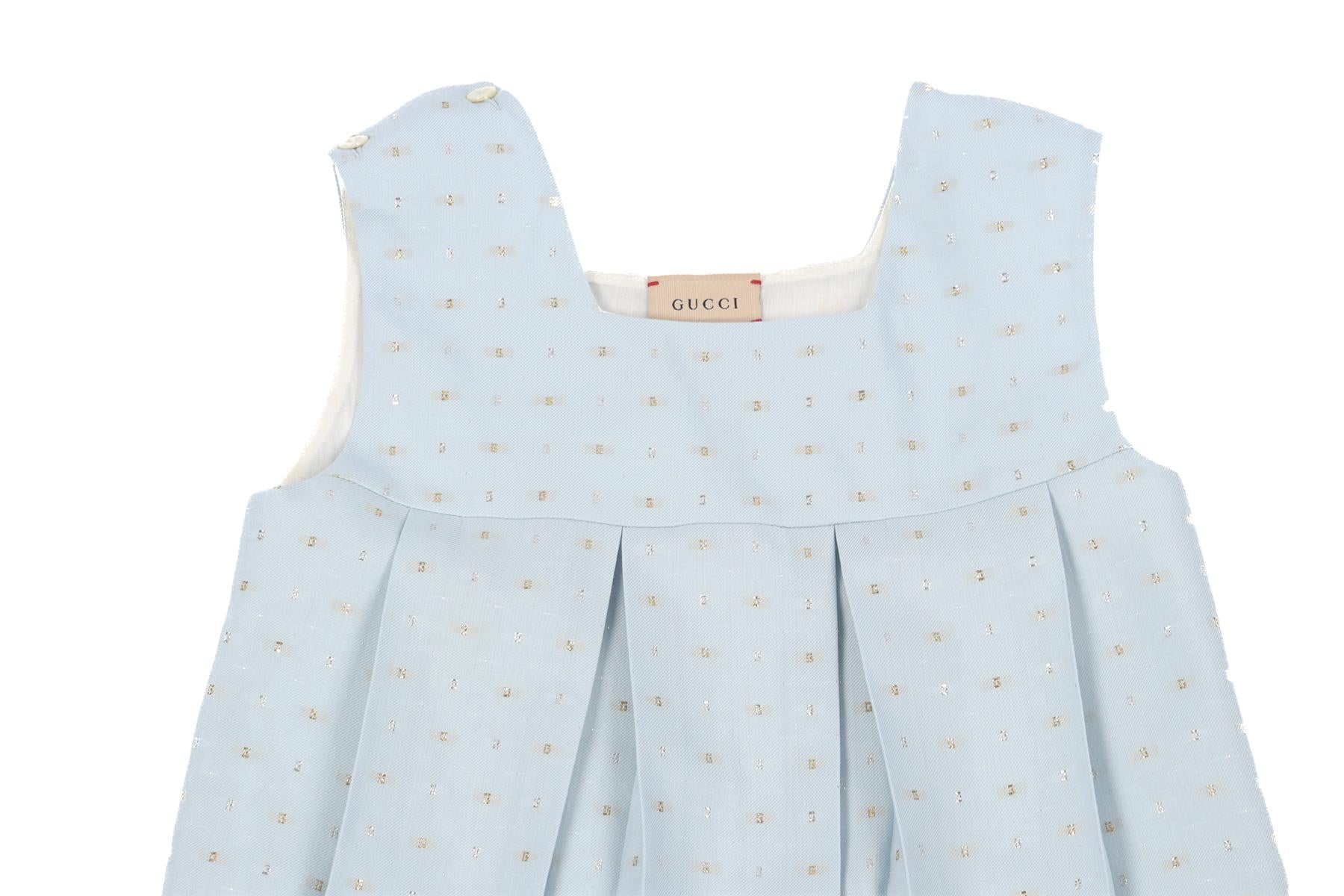 GUCCI + ANGELA LYNNE BLUE KIDS GIRLS DRESS 6 YEARS