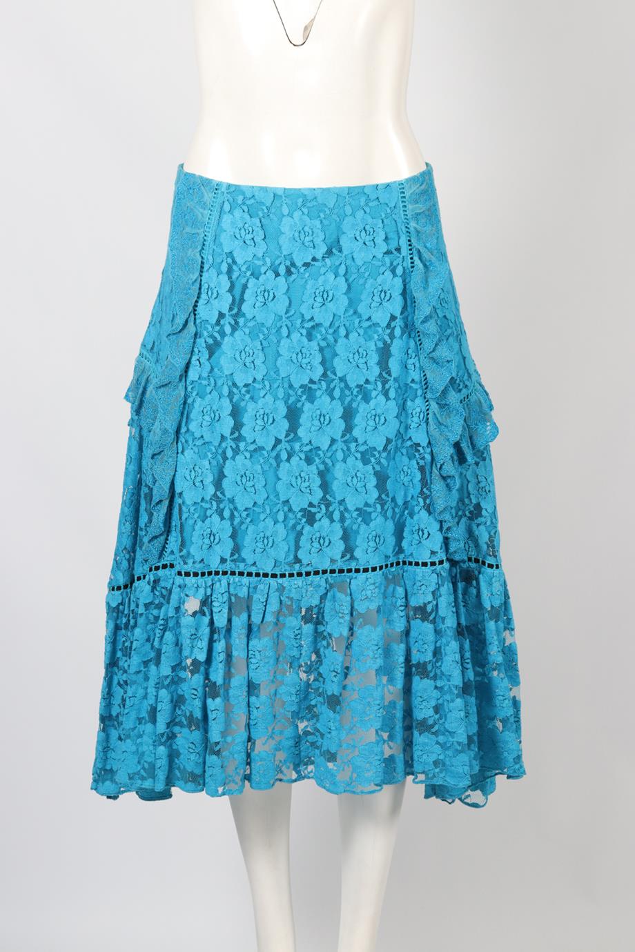 PREEN LINE LACE MIDI SKIRT SMALL