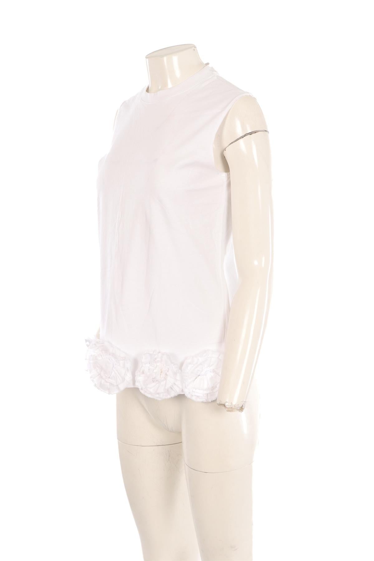 VICTORIA BECKHAM WHITE COTTON TOP SMALL