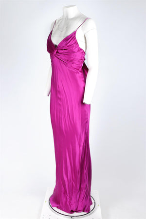TOVE PURPLE SILK MAXI DRESS FR 38 UK 10