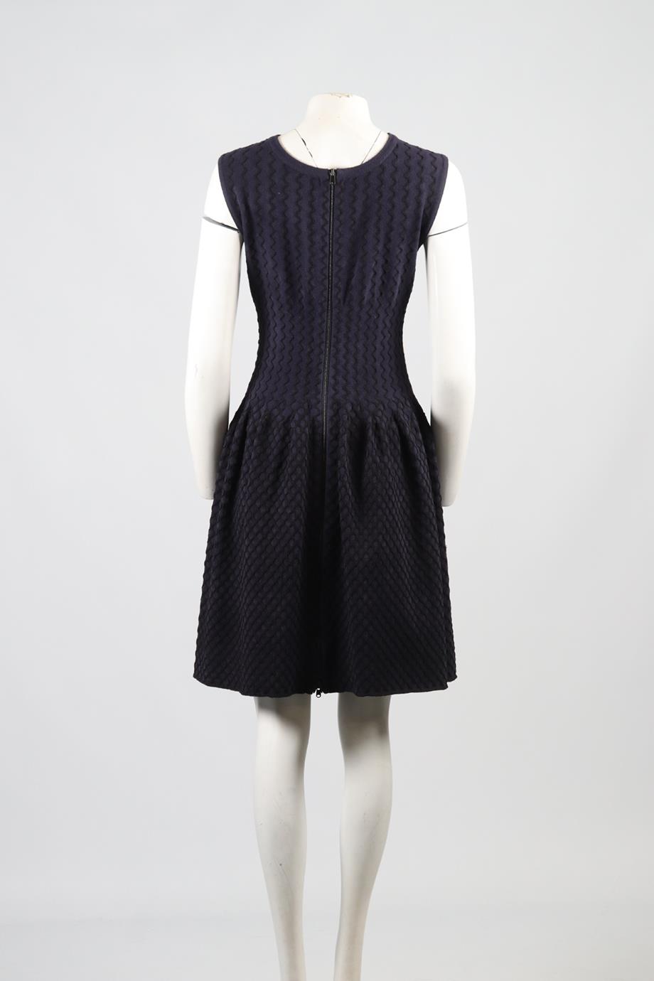AZZEDINE ALAÏA COTTON BLEND MINI DRESS FR 42 UK 14