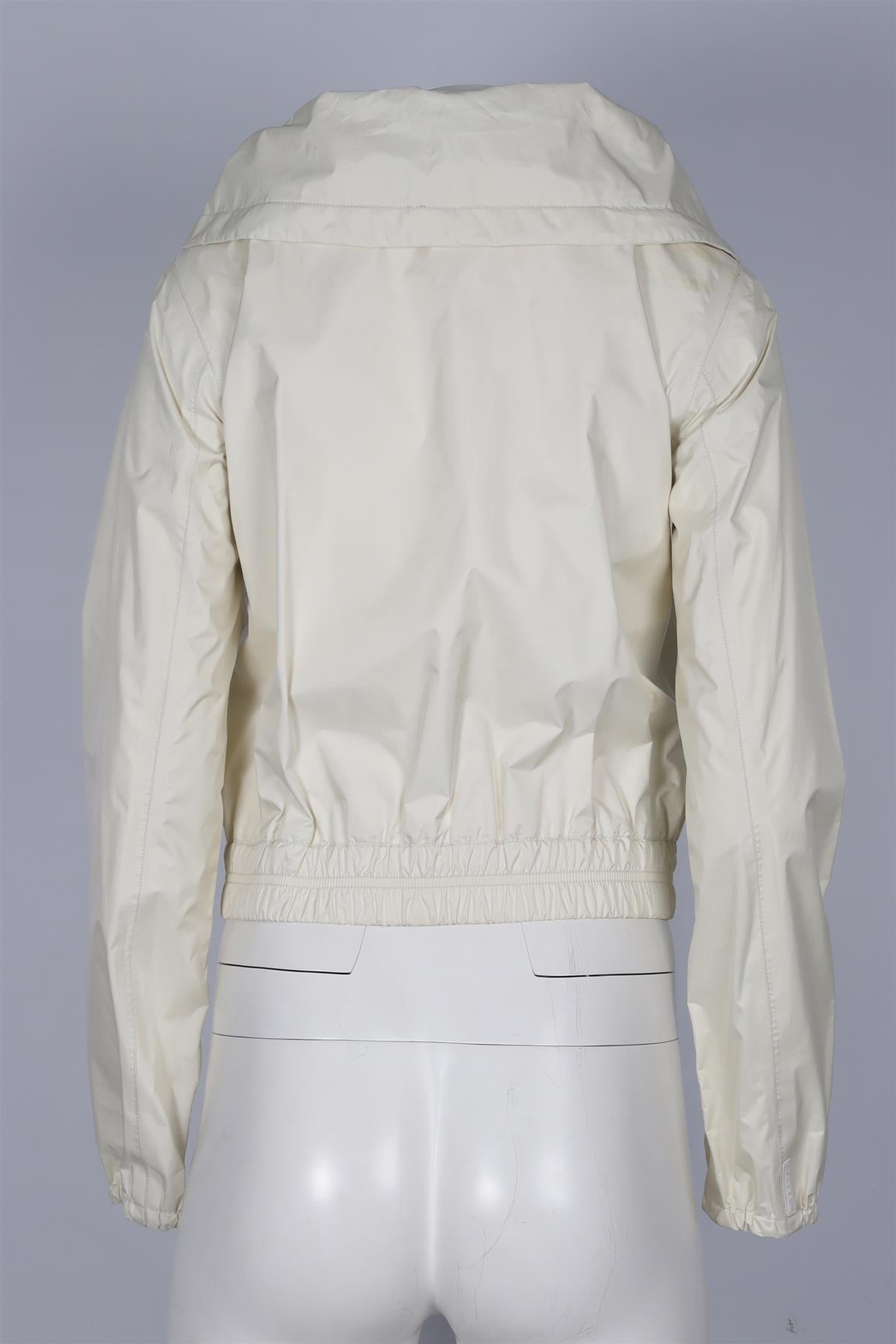 PRADA SPORT CREAM NYLON JACKET IT 38 UK 6