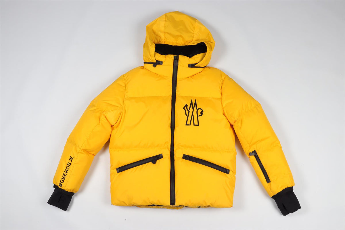 MONCLER GRENOBLE YELLOW KIDS BOYS PADDED JACKET 10 YEARS