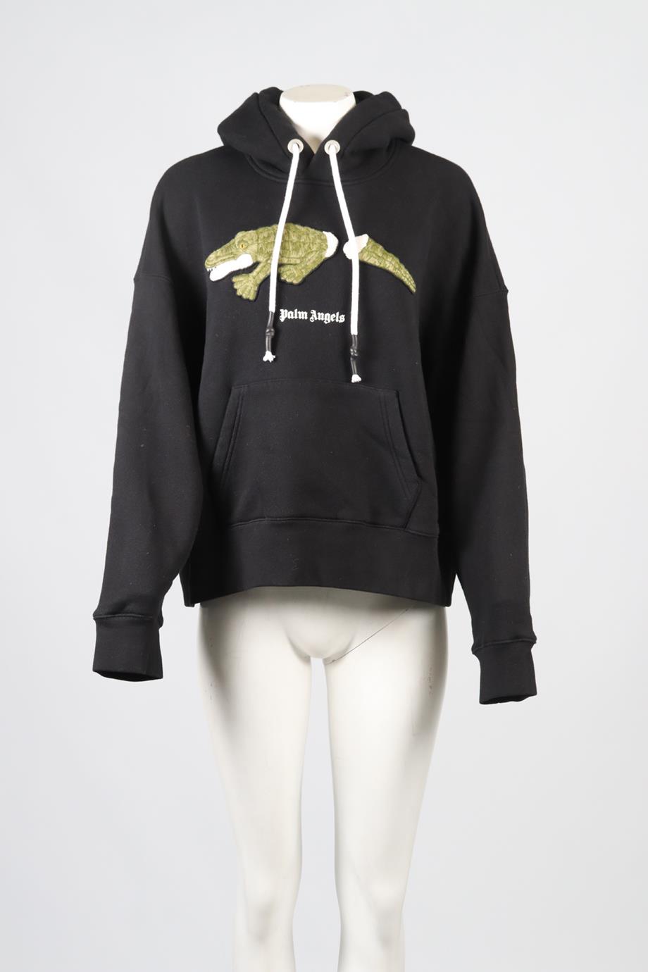 PALM ANGELS COTTON HOODIE SMALL
