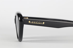 GUCCI BLACK CAT EYE ACETATE SUNGLASSES