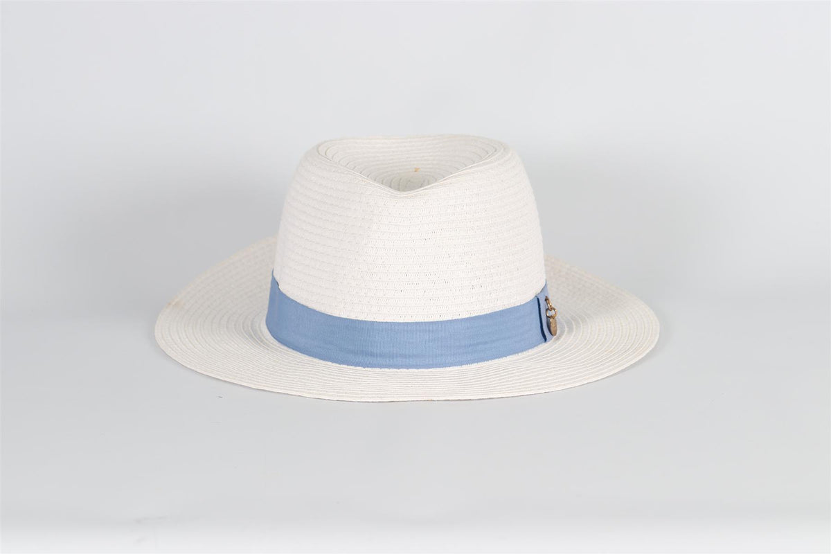 MELISSA ODABASH STRAW HAT ONE SIZE