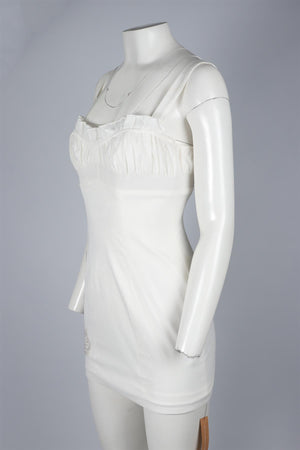 THE COLLECTION BY REFORMATION WHITE COTTON MINI DRESS US 2 UK 6