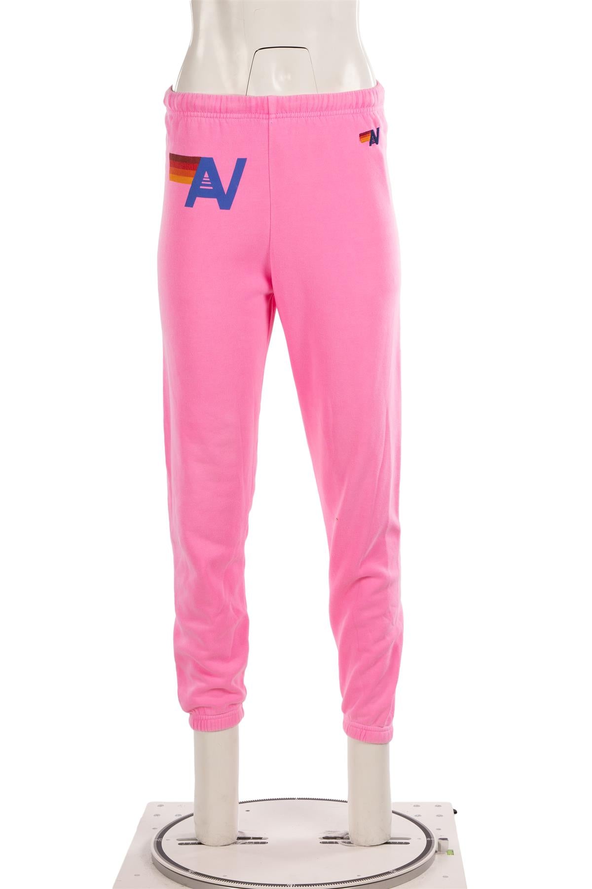 PINK COTTON TRACK PANTS