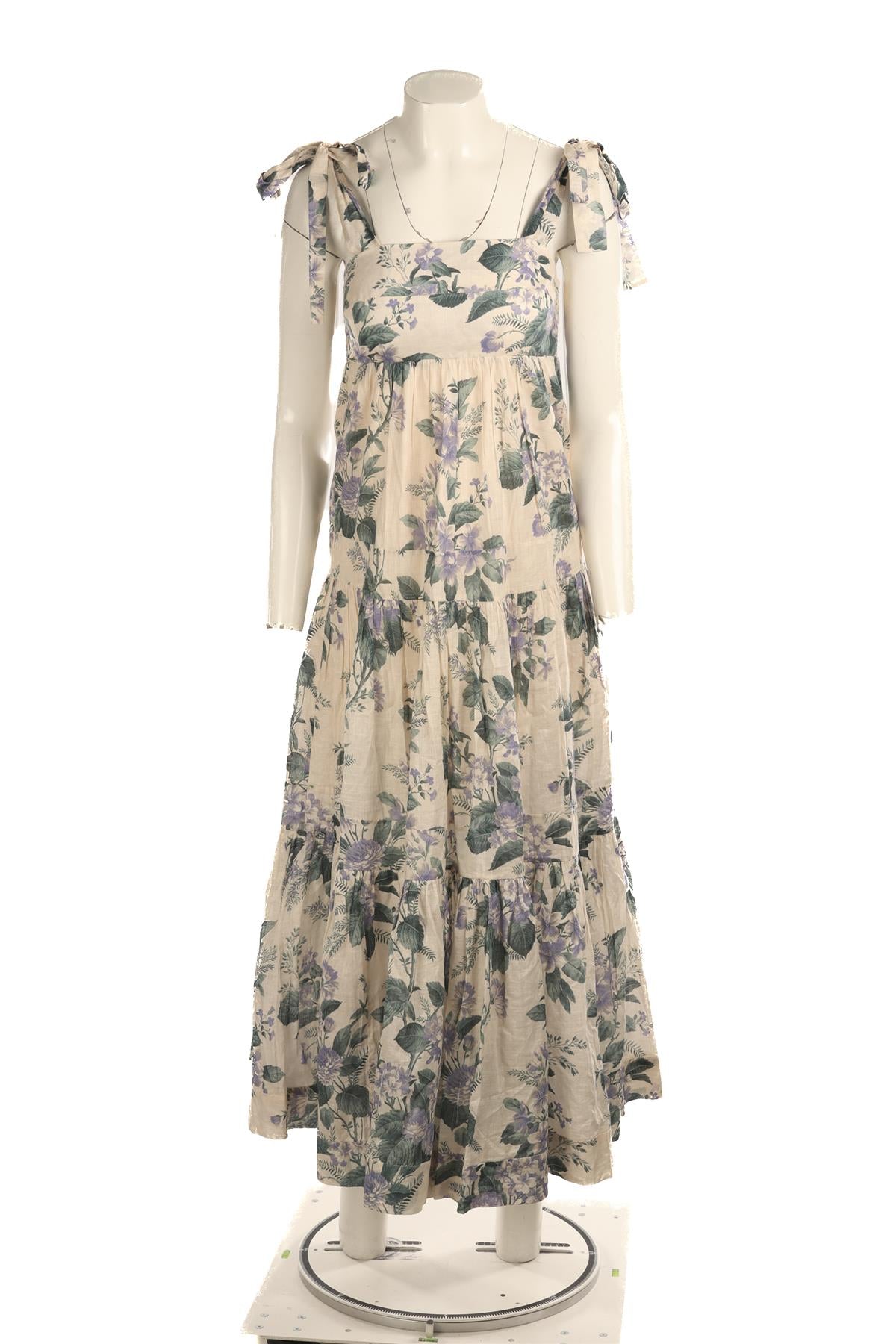 ZIMMERMANN MULTI COTTON MAXI DRESS 0 UK 8