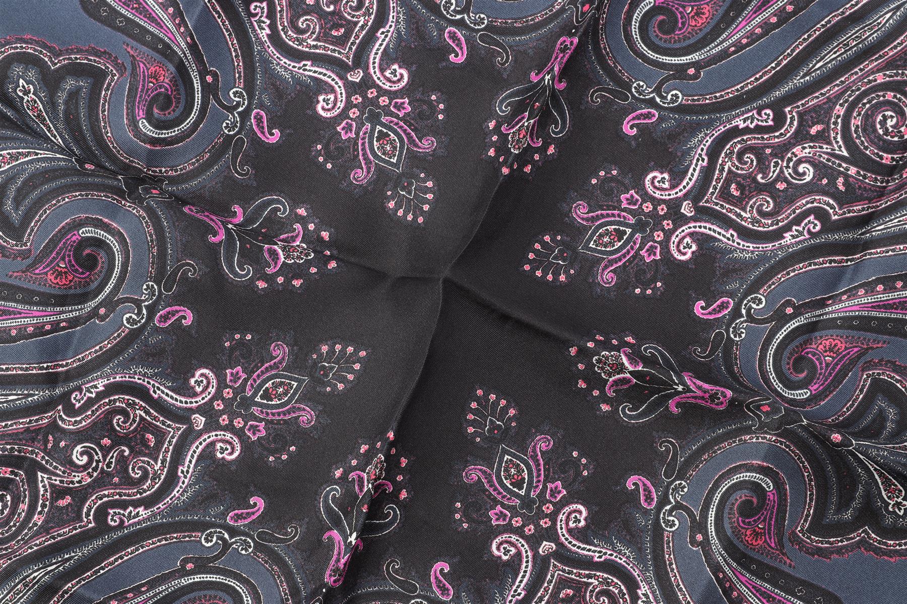 ETRO MULTI SILK POCKET SQUARE ONE SIZE
