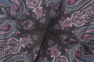 ETRO MULTI SILK POCKET SQUARE ONE SIZE