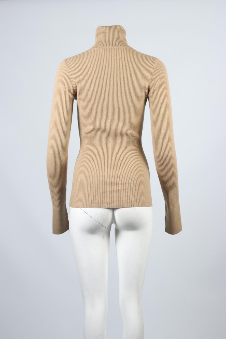 BARBARA BUI WOOL AND CASHMERE BLEND TUTRLENECK SWEATER LARGE