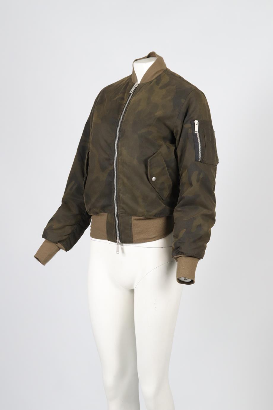 UNRAVEL PROJECT COTTON BLEND BOMBER JACKET FR 38 UK 10