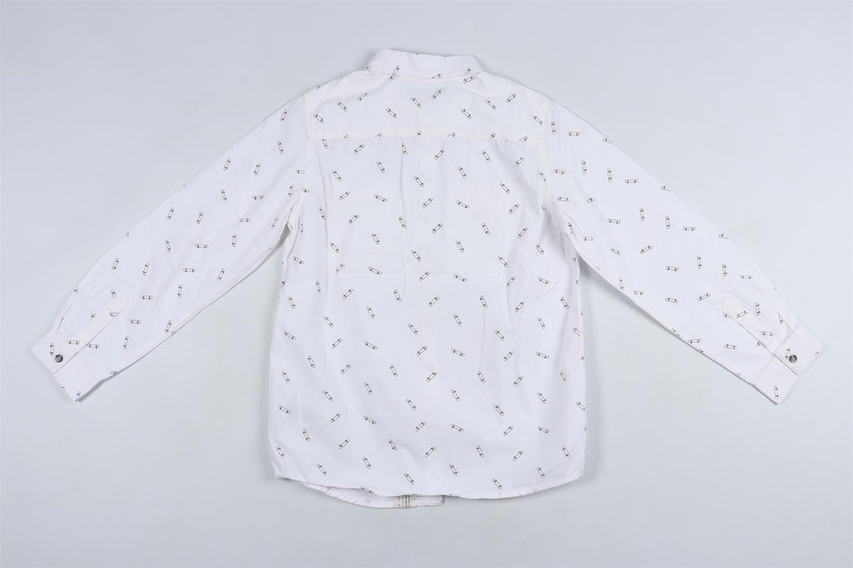 BONPOINT WHITE KIDS BOYS SHIRT 10 YEARS