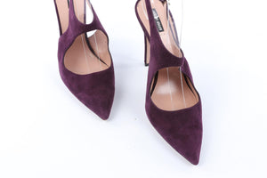 GIORGIO ARMANI PURPLE SUEDE PUMPS EU 38 UK 5 US 8