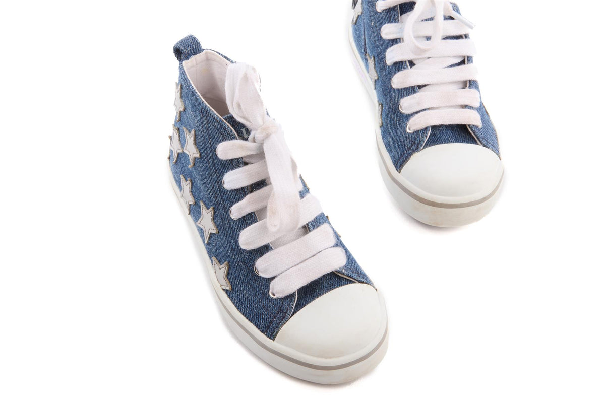 PRADA BLUE KIDS GIRLS SNEAKERS EU 28 UK 10 US 11