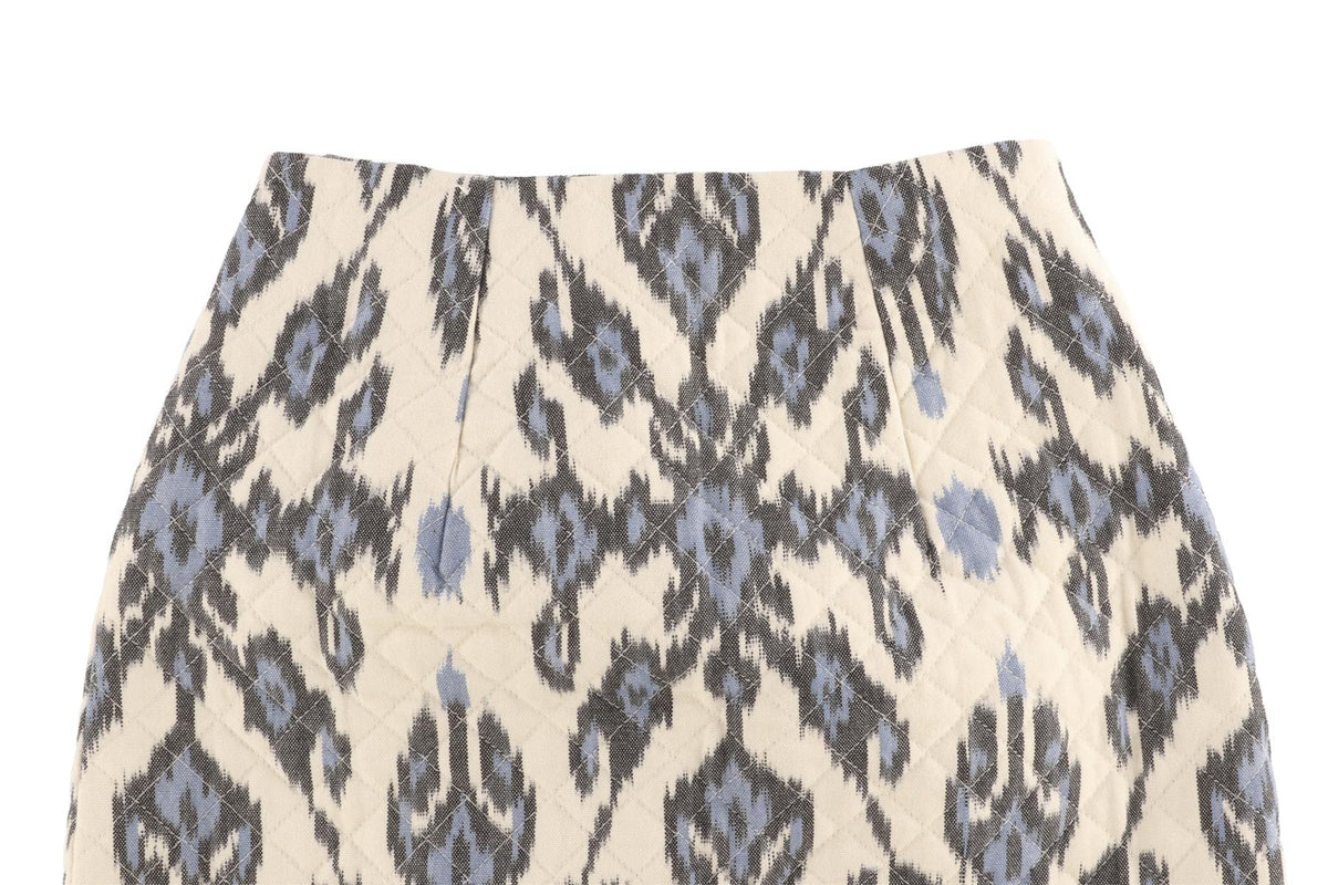 ULLA JOHNSON MULTI COTTON MINI SKIRT US 00 UK 2