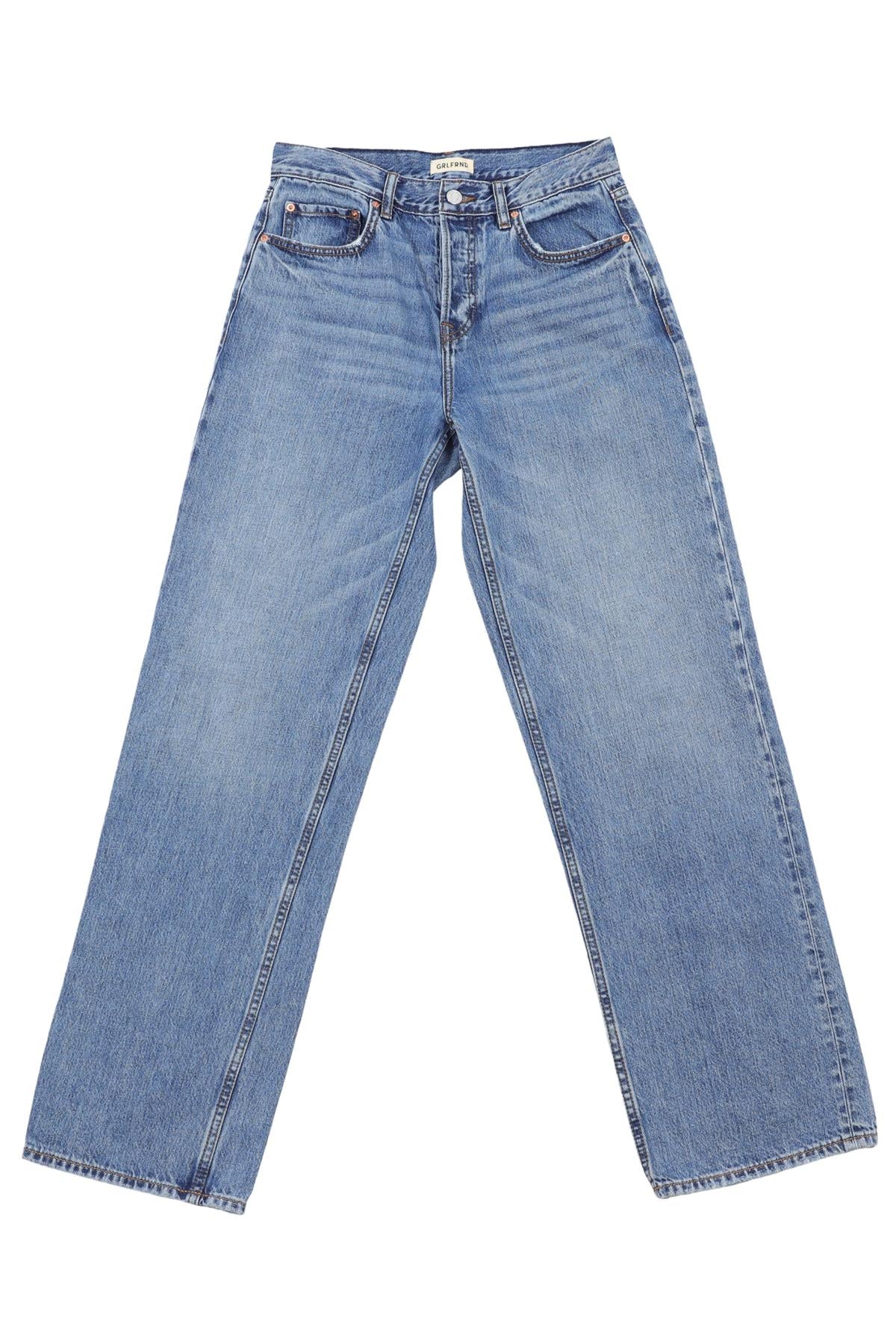 GRLFRND BLUE DENIM JEANS W24 UK 6