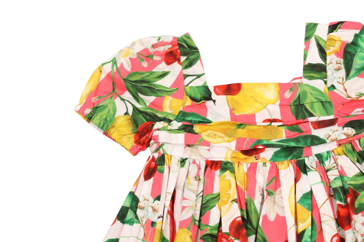 DOLCE & GABBANA MULTI BABY GIRLS DRESS, BLOOMERS AND HEADBAND 18-24 MONTHS
