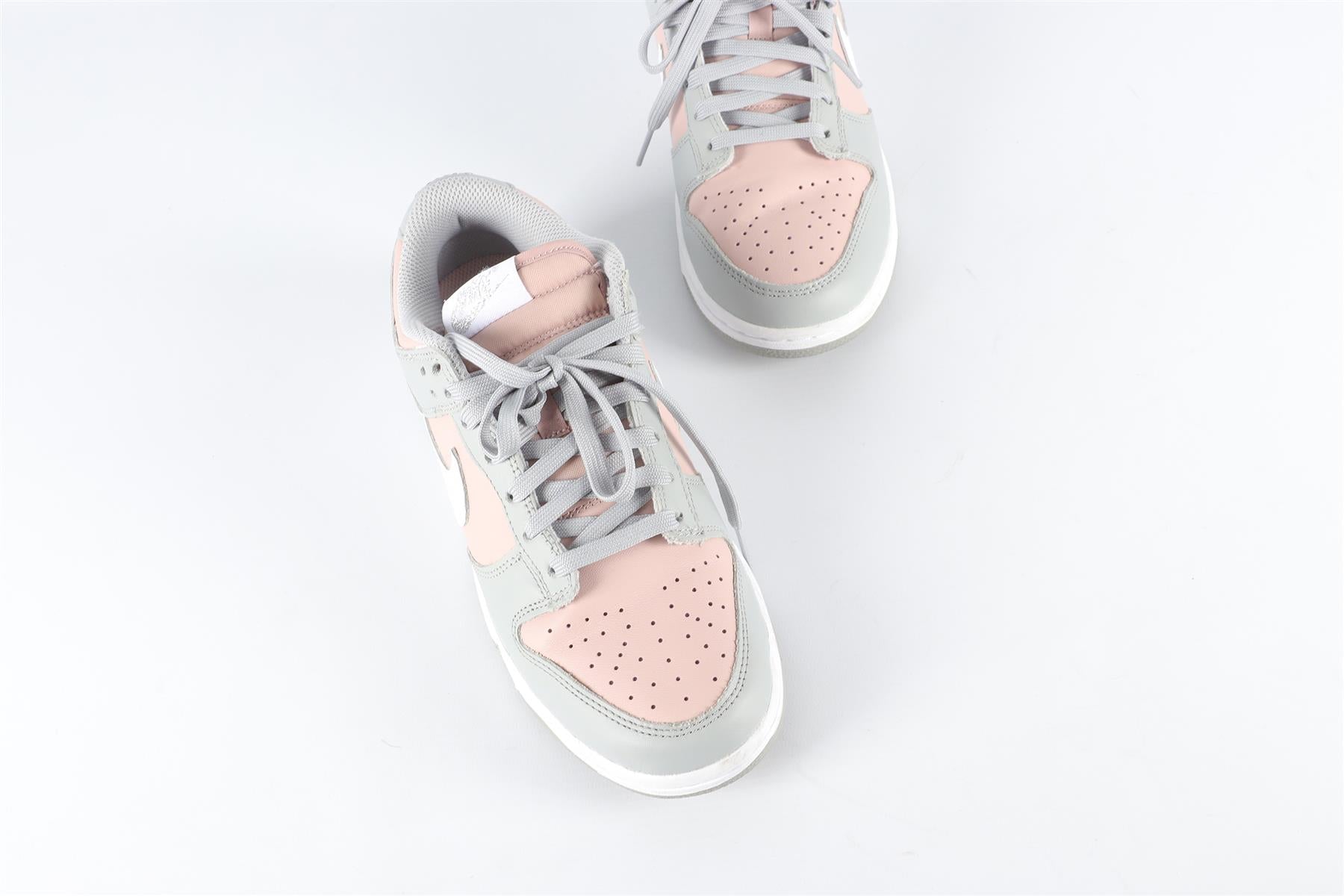 NIKE GREY DUNK PINK OXFORD SNEAKERS EU 39 UK 5.5 US 7.5