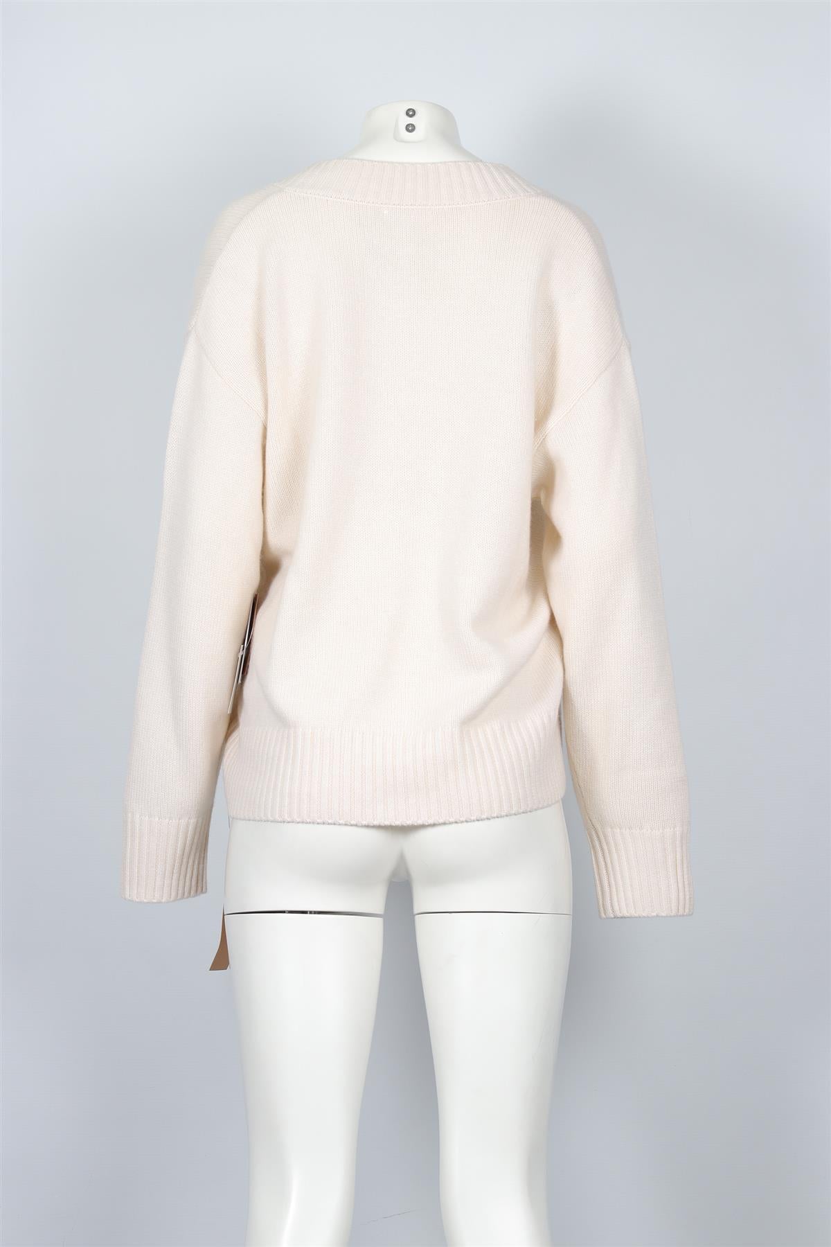 REFORMATION CREAM CASHMERE SWEATER XSMALL