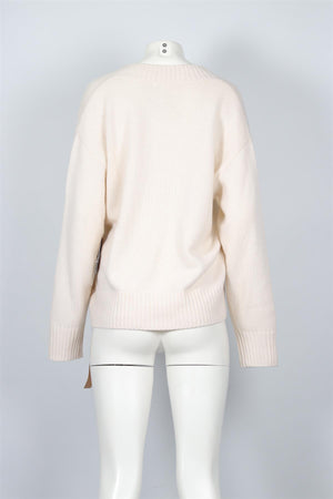 REFORMATION CREAM CASHMERE SWEATER XSMALL